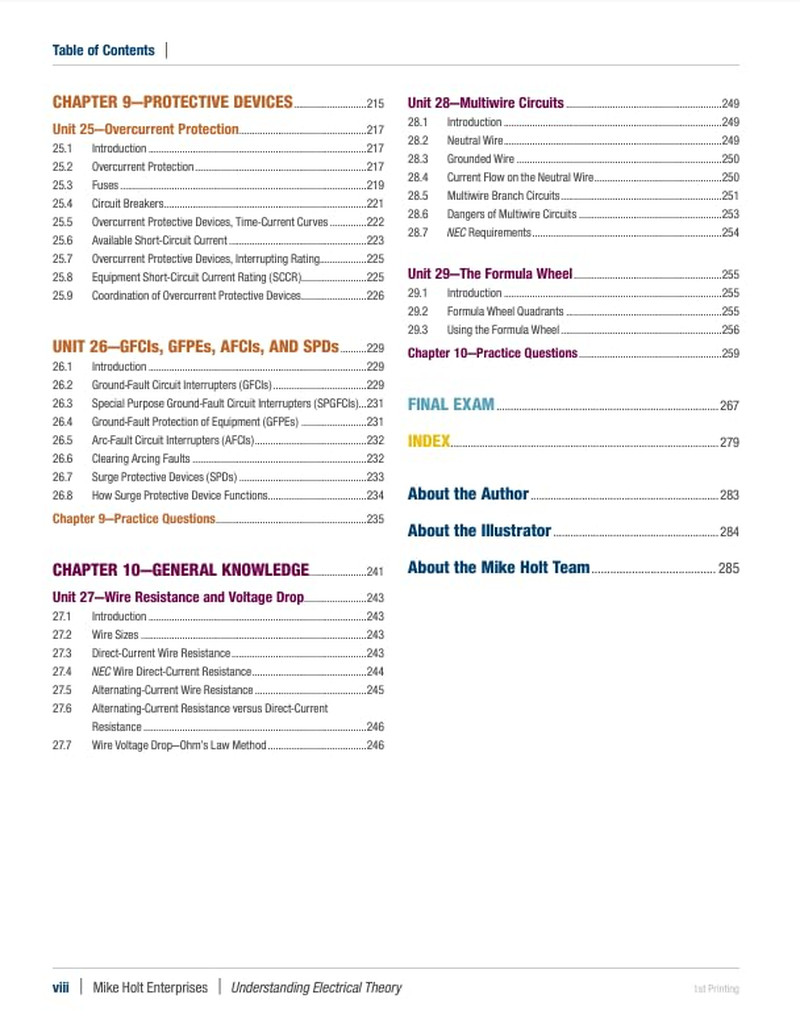 Mike Holt’S Understanding Electrical Theory for NEC Applications Textbook