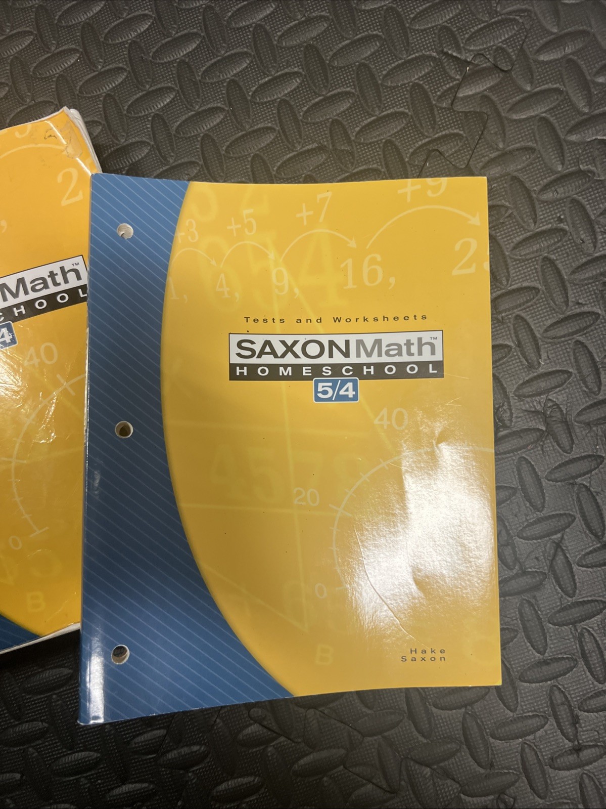 Saxon Math 5/4 Homeschool SET 3rd Ed Textbook, Solutions Manual, Test Worksheets