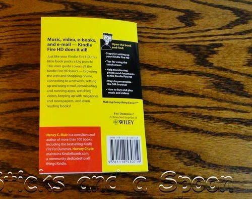 NEW Kindle Fire HD For Dummies® Mini Pocket Edition Booklet Cliff Notes 60 Pages