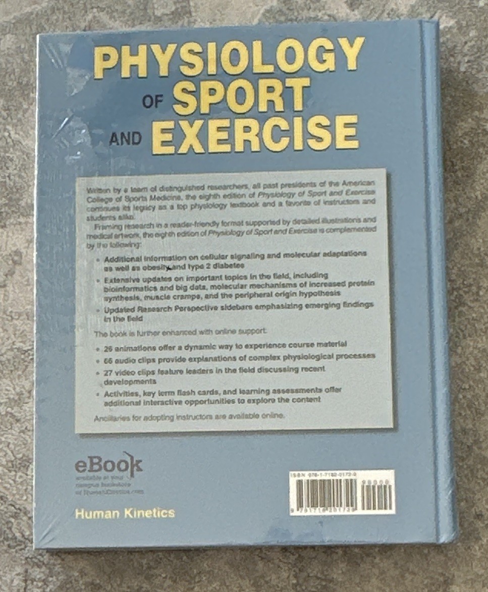 Physiology of Sport and Exercise 8th Ed Hardcover 2015 Human Kinetics