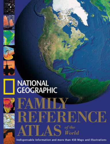 National Geographic Family Reference Atlas of the World – Hardcover – GOOD