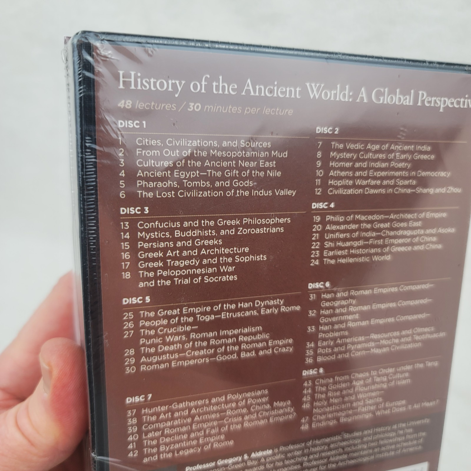 Great Courses History Ancient World Global Persp. Book & DVDs Brand New Sealed