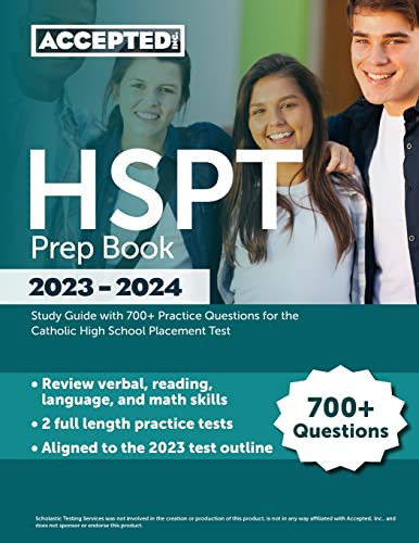 HSPT Prep Book 2023-2024: Stud – VERY GOOD