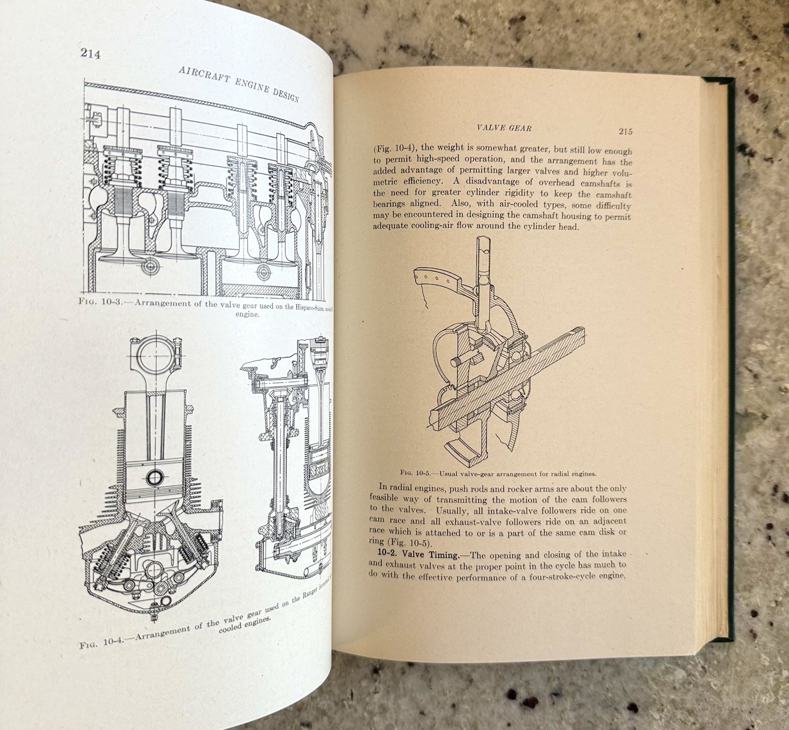 Vintage 1942 Aircraft Engine Design Stated 1st Edition by Liston HCVG+