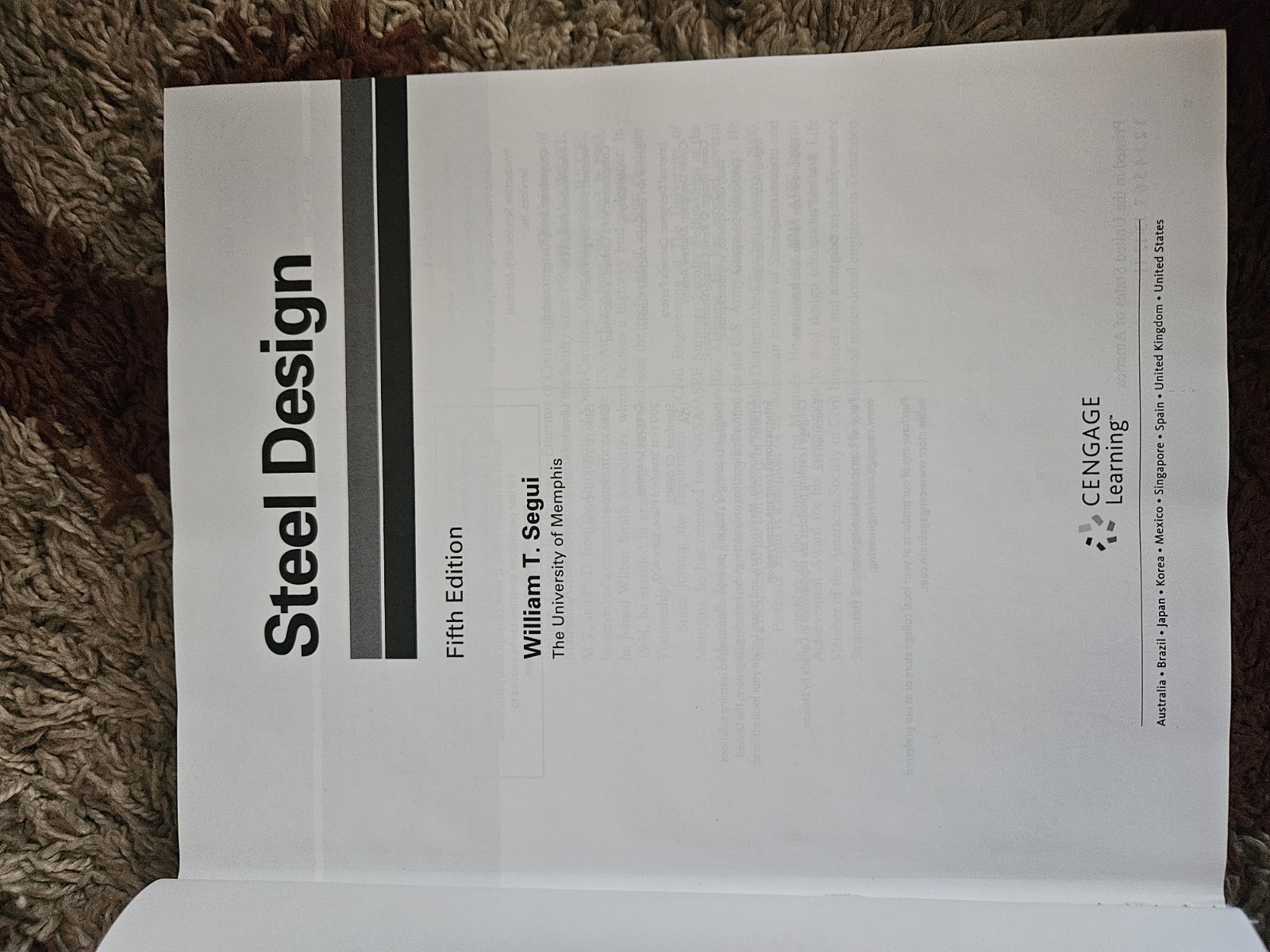 Steel Design by William T. Segui
