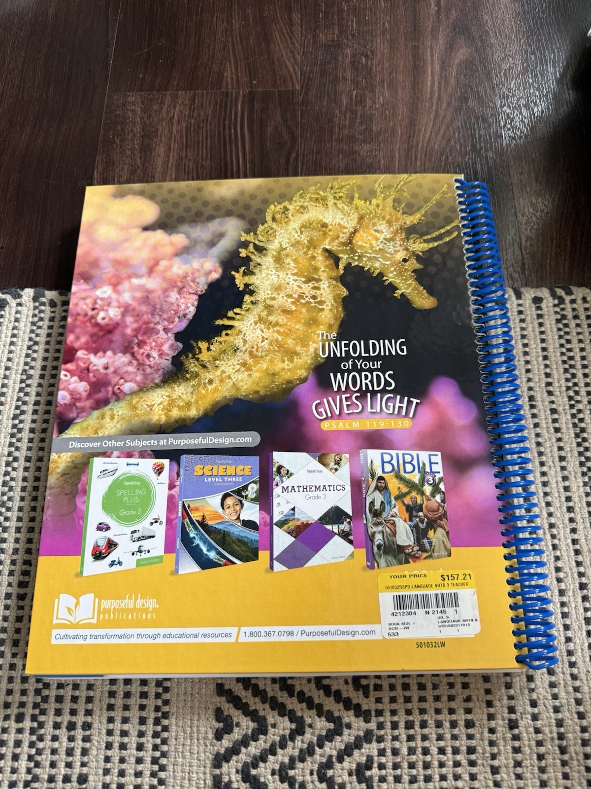 Purposeful Design Language Arts Language and Writing Grade 3 TEACHER Book ACSI