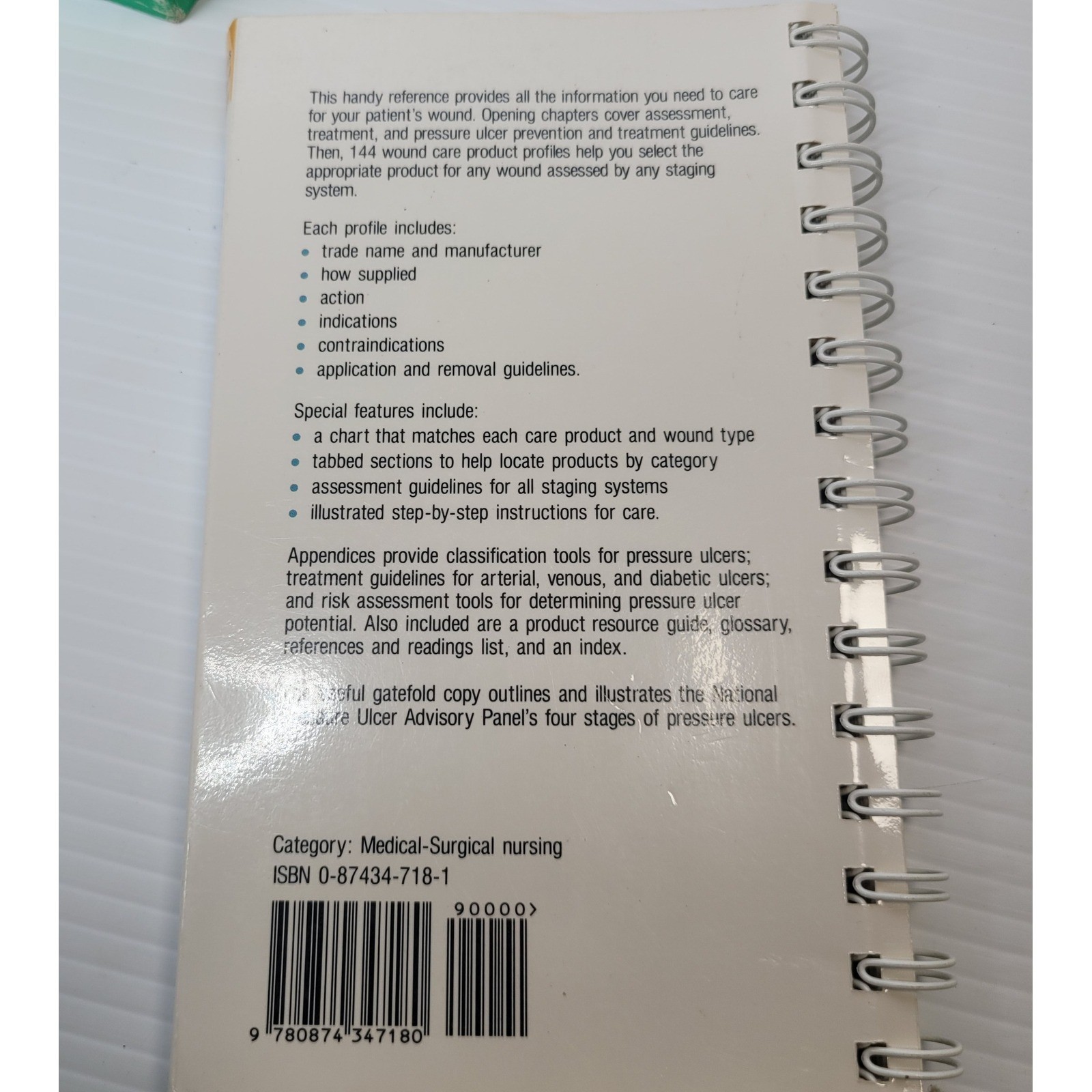 Vis-Ed Medical Terminology Cards Nurse Clinical Guide Anatomy Charts Wound Care