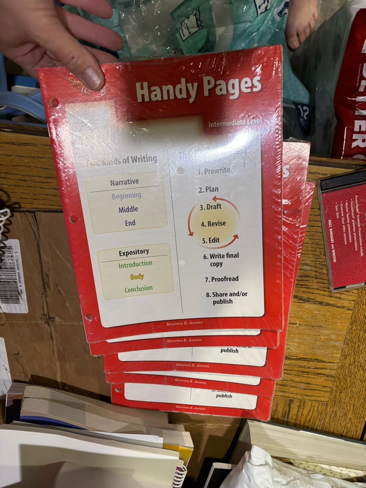 NEW Step up to Writing : Intermediate Handy Pages Set of 10 by Maureen Auman