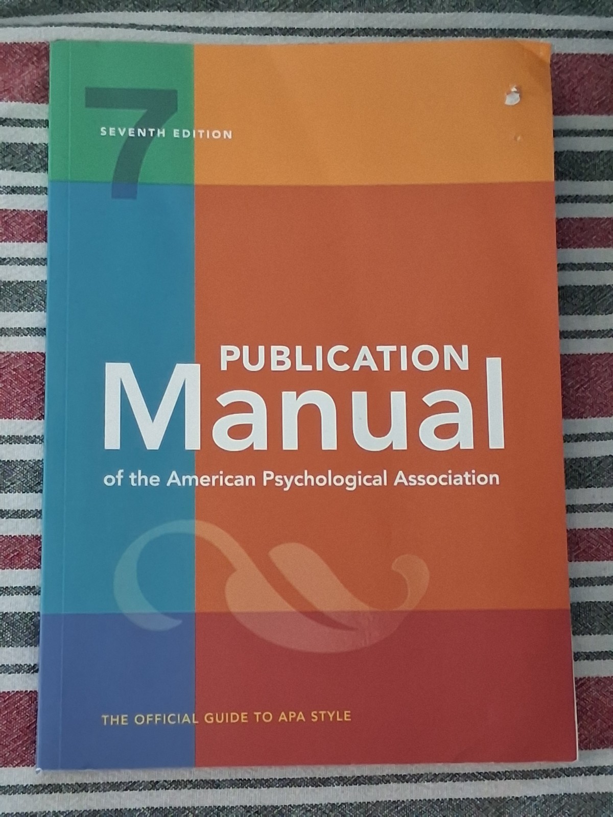 Publication Manual APA 7th Edition Hardcover by American Psychological Associat…