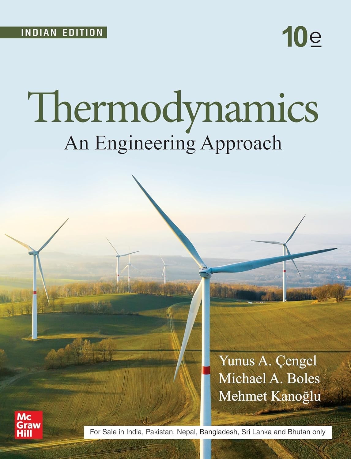 4-7DAY DELIVERY-Thermodynamics: An Engineering Approach by Cengel, 10TH INT’L ED