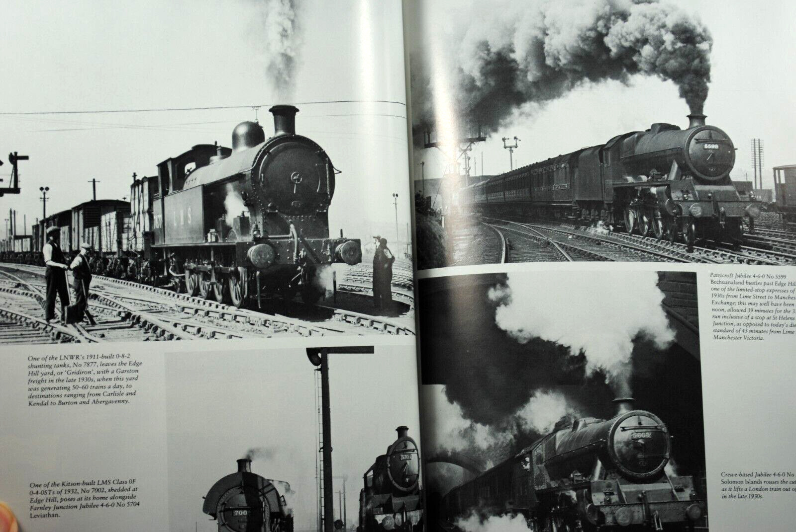 GREAT RAILWAYS PHOTOGRAPS in The British Isles By ERIC TREACY 216 Pages HB VGC