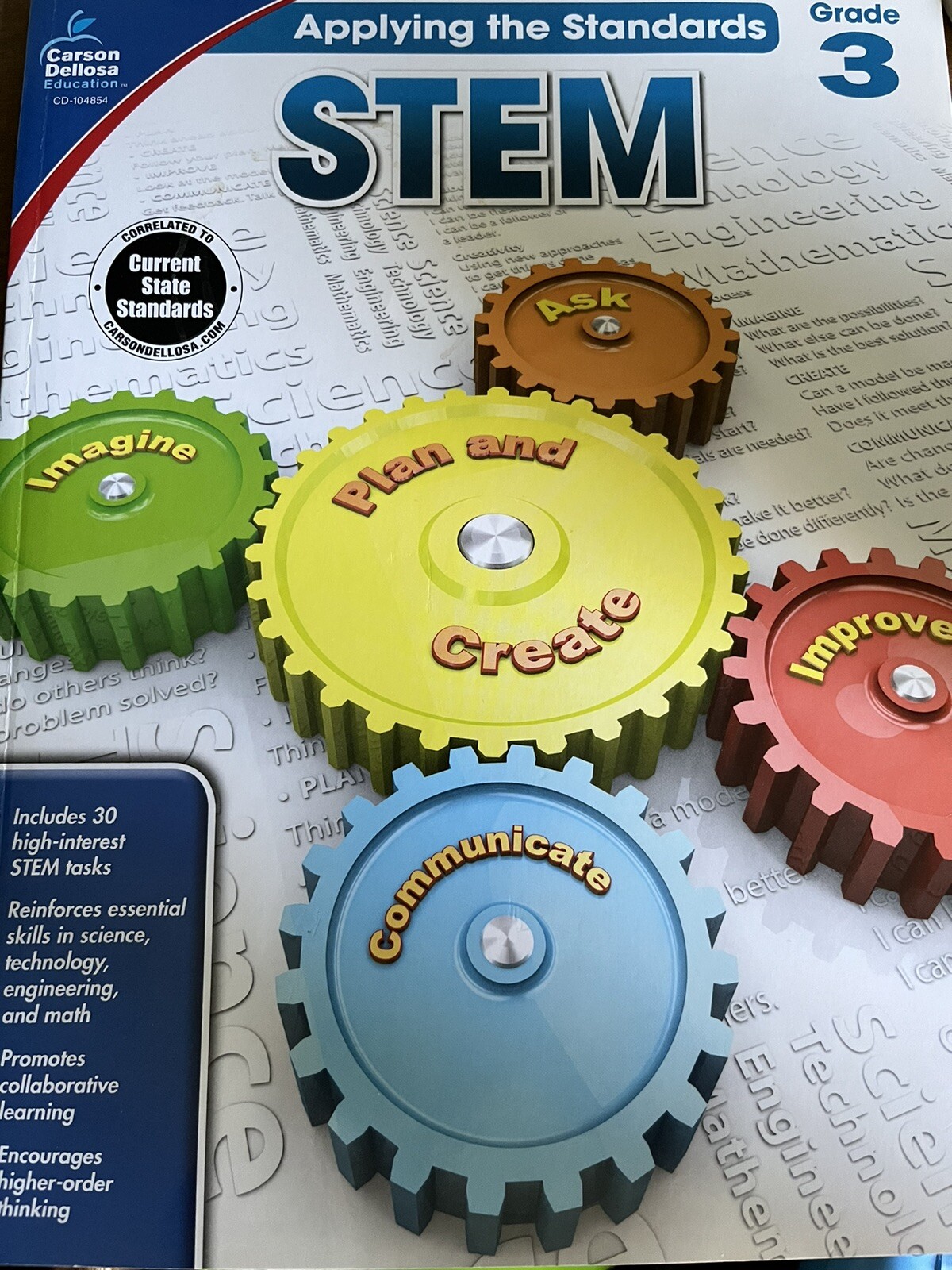 Applying the Standards Ser.: STEM, Grade 3 by Christine Schwab (2015, Trade…