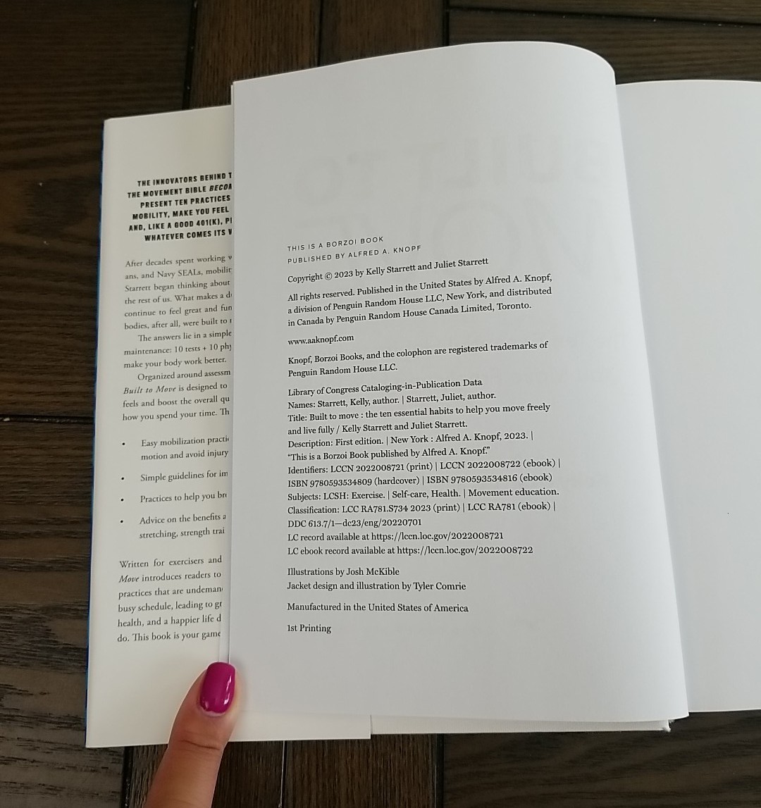 SIGNED 1st Ed. Built to Move : The Ten Essential Habits to Help You Move Freely