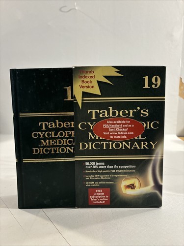 NEW Taber’s Cyclopedic Medical Dictionary 19th Edition Illustrated in Full Color