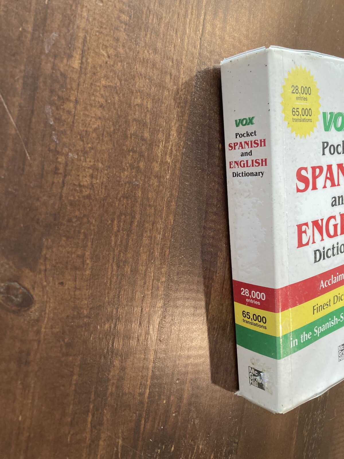 VOX Dictionary Series Vox Pocket Sz Compact Spanish and English Dictionary Book