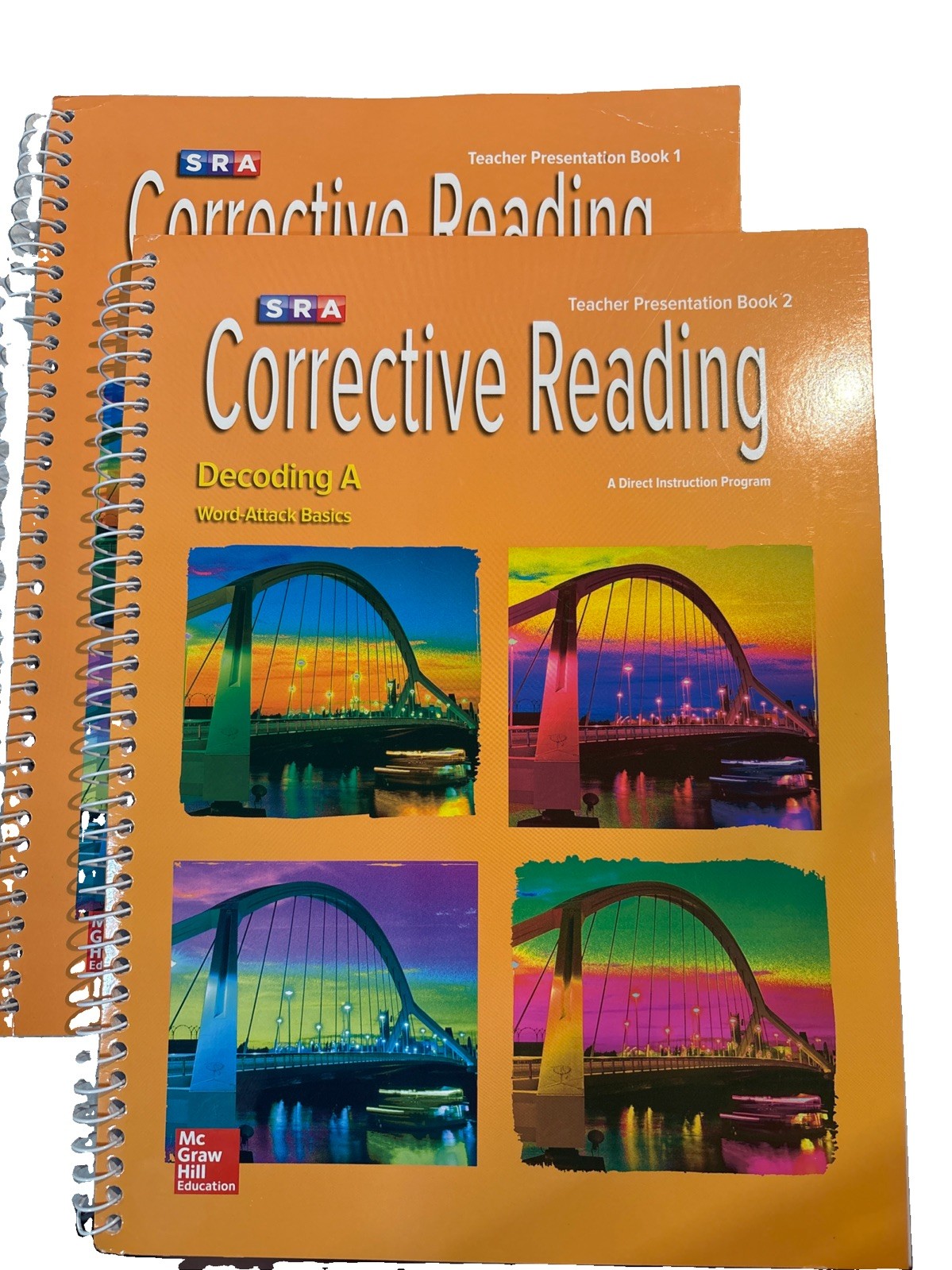 Corrective Reading Decoding Level A Teacher Materials Books 1 & 2 Word Attack