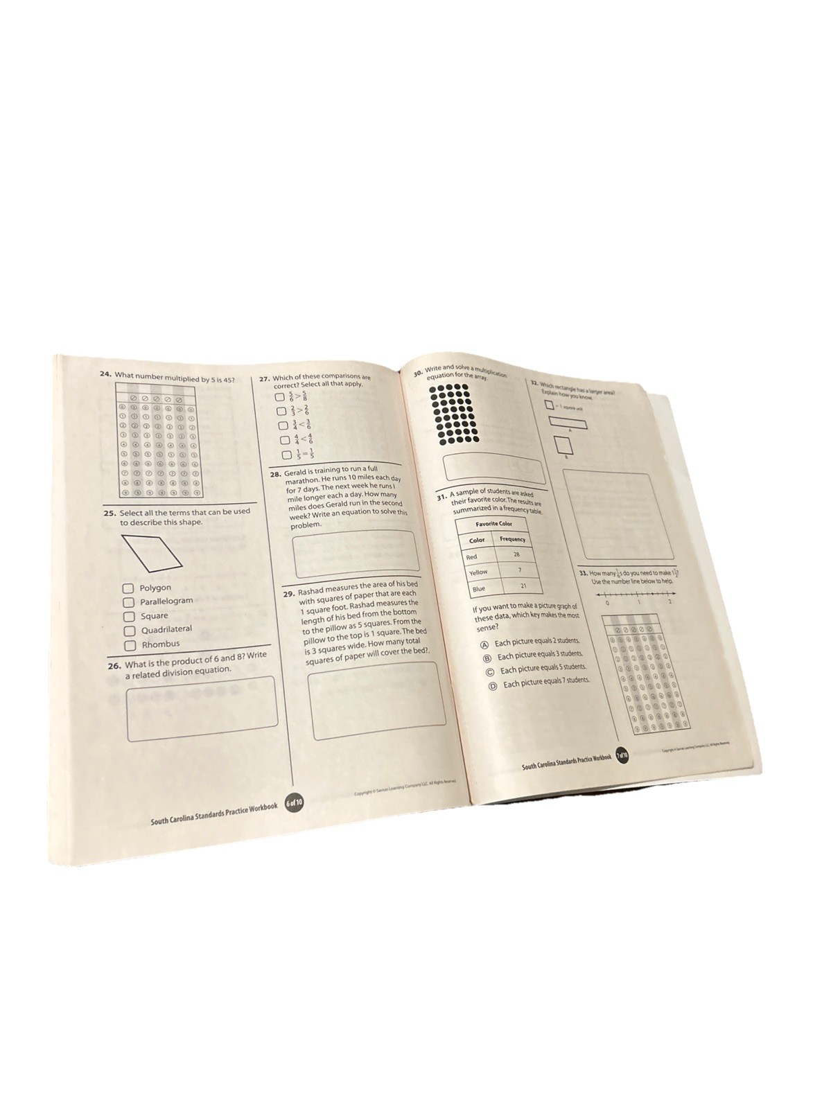 Envision Mathematics 2020 Additional Practice Workbook Grade 3