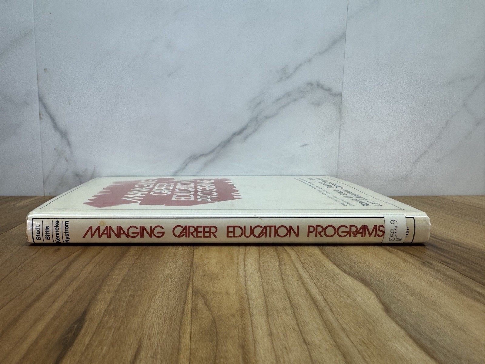 Managing Career Education Programs 1973 HC W/ DJ Stadt•Bittle•Kenneke•Nystrom