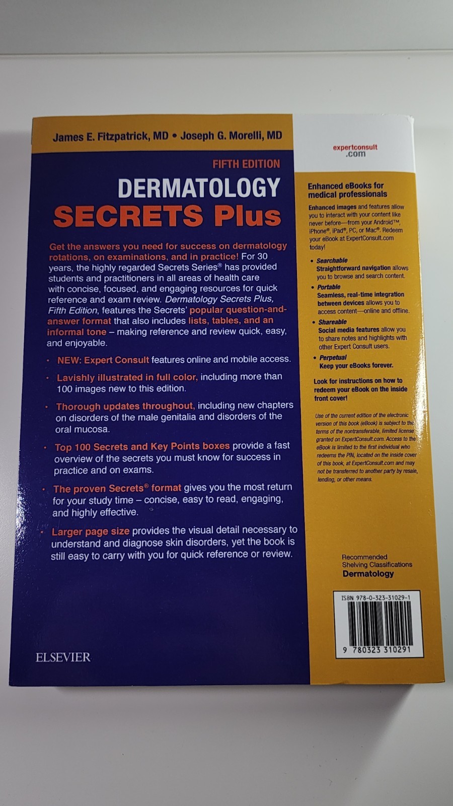 Dermatology Secrets Plus by Joseph G. Morelli and James E. Fitzpatrick 5th Ed.