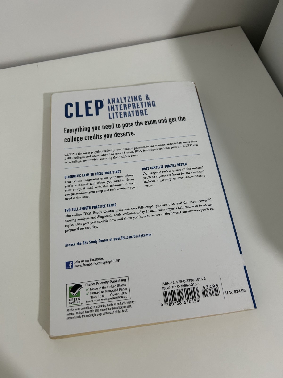 CLEP® Analyzing & Interpreting Literature