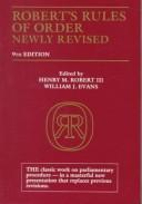 Robert’s Rules of Order Hardcover Henry M., III Robert