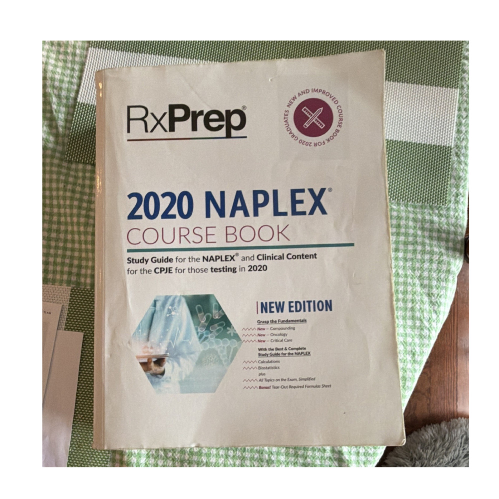RxPrep 2020 NAPLEX Course Book Study Guide New Edition Pharmacy Exam Prep