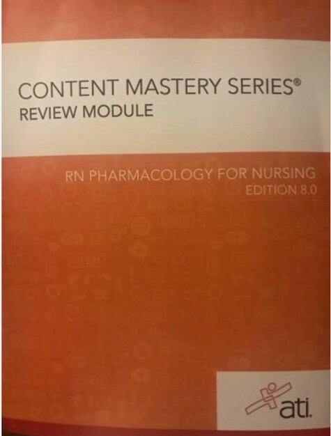 RN Pharmacology for Nursing 8.0 ATI