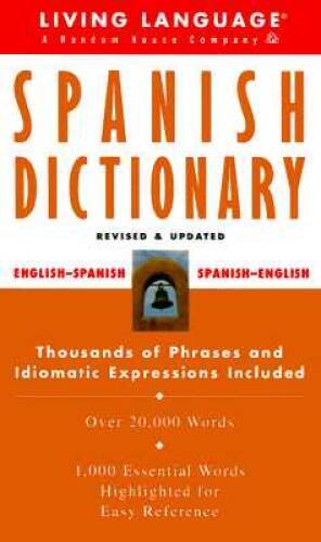 Living Language Diccionario de EspaÃ±ol – Mass Market Paperback – GOOD