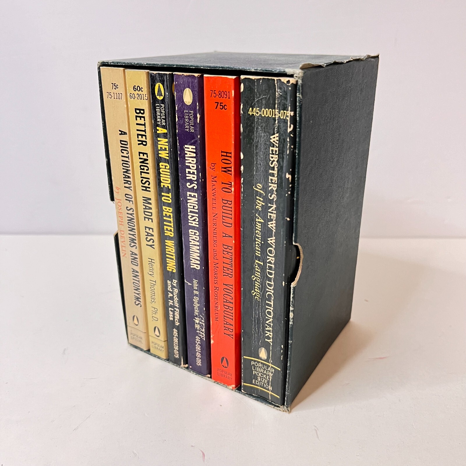 Webster’s Popular Library Desktop Reference Vintage 6 Book Set 1961