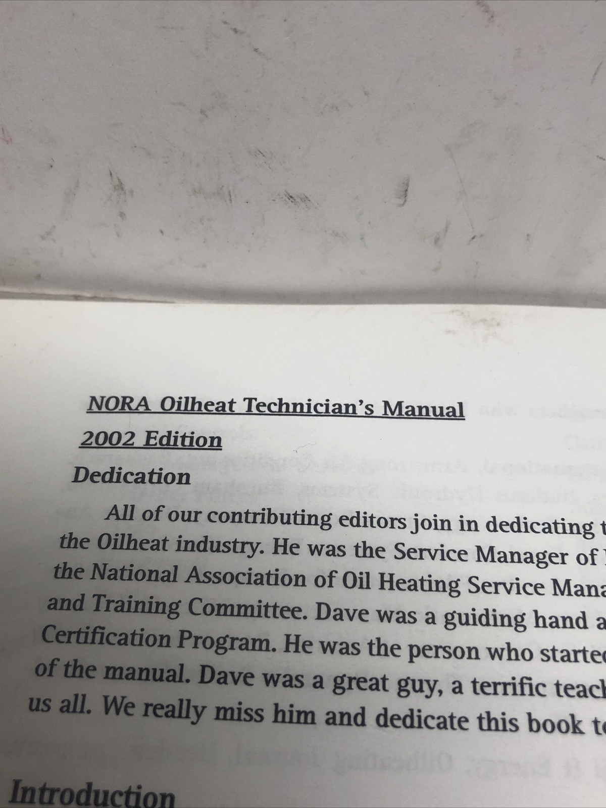 NORA Oilheat Technician’s Manual 410 pages SEALED COPY