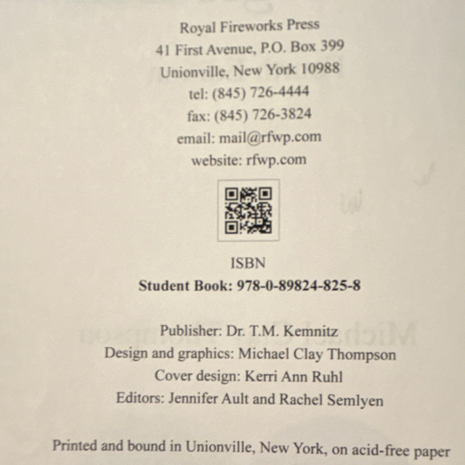 The Magic Lens I Michael Clay Thompson Royal Fireworks Press Grammar Book