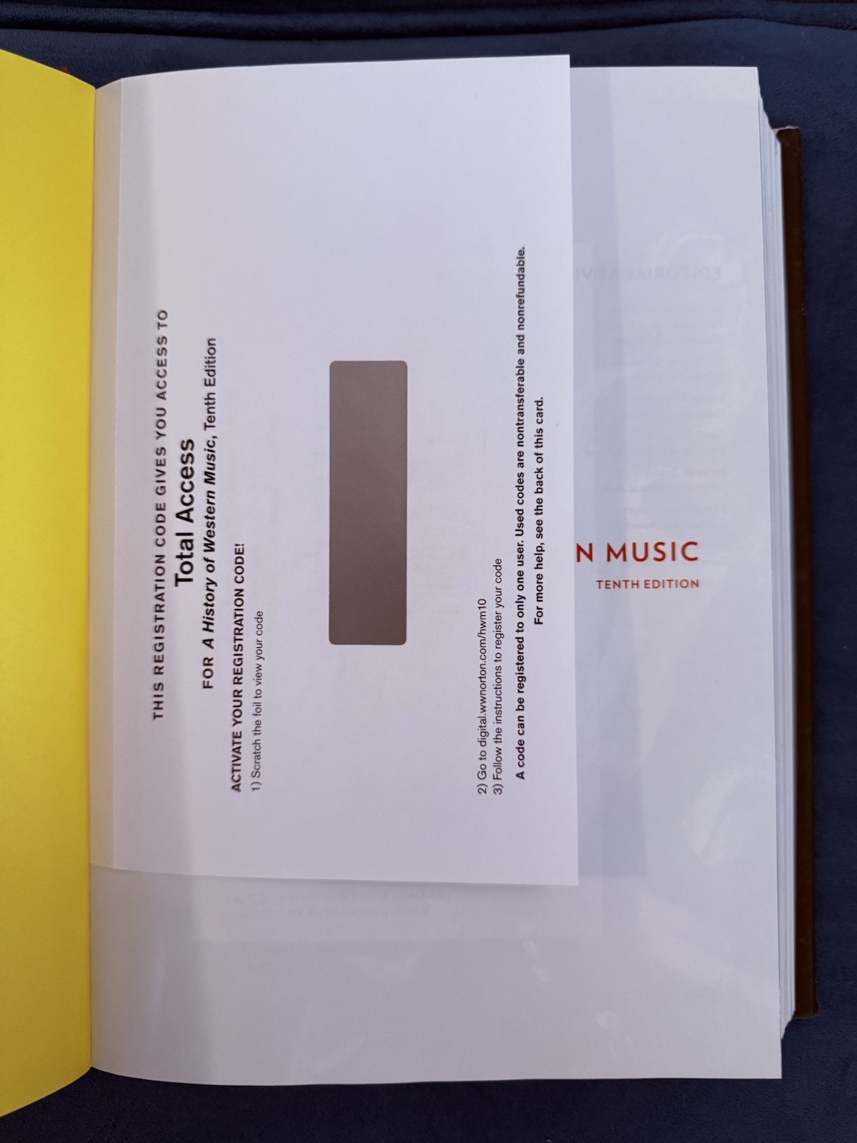 A History of Western Music (2019, Hardcover)