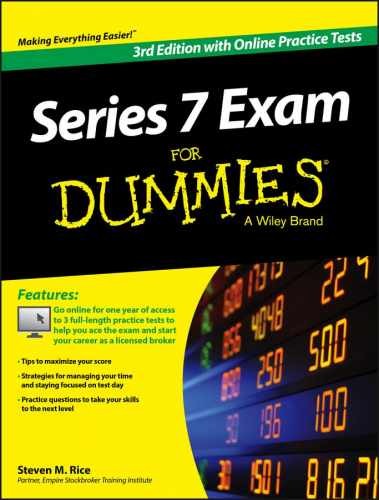 Series 7 Exam for Dummies: With – Paperback, by Rice Steven M. – Acceptable n