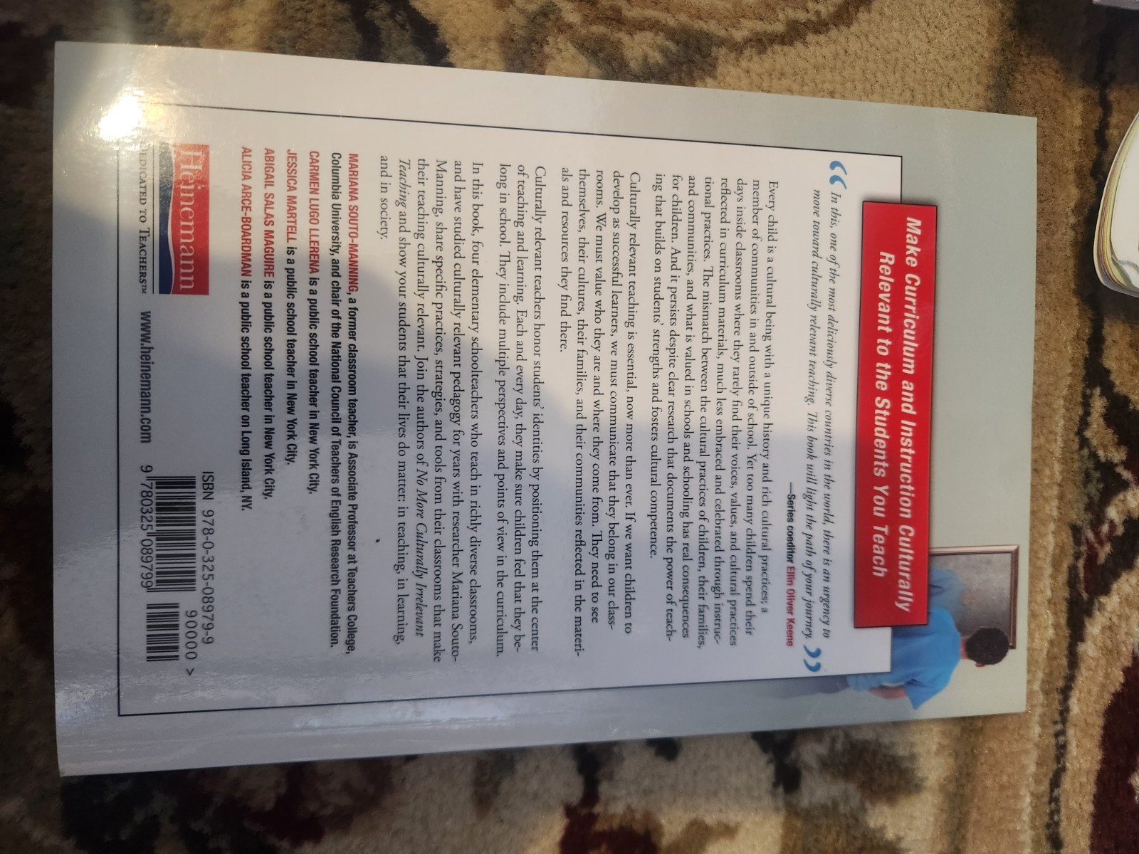 Not This, but That Ser.: No More Culturally Irrelevant Teaching by