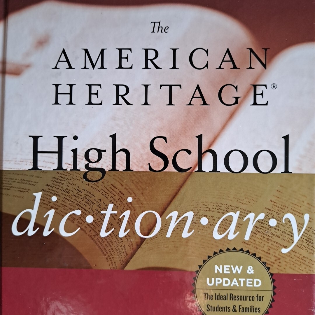 The American Heritage High School Dictionary Hard Cover English