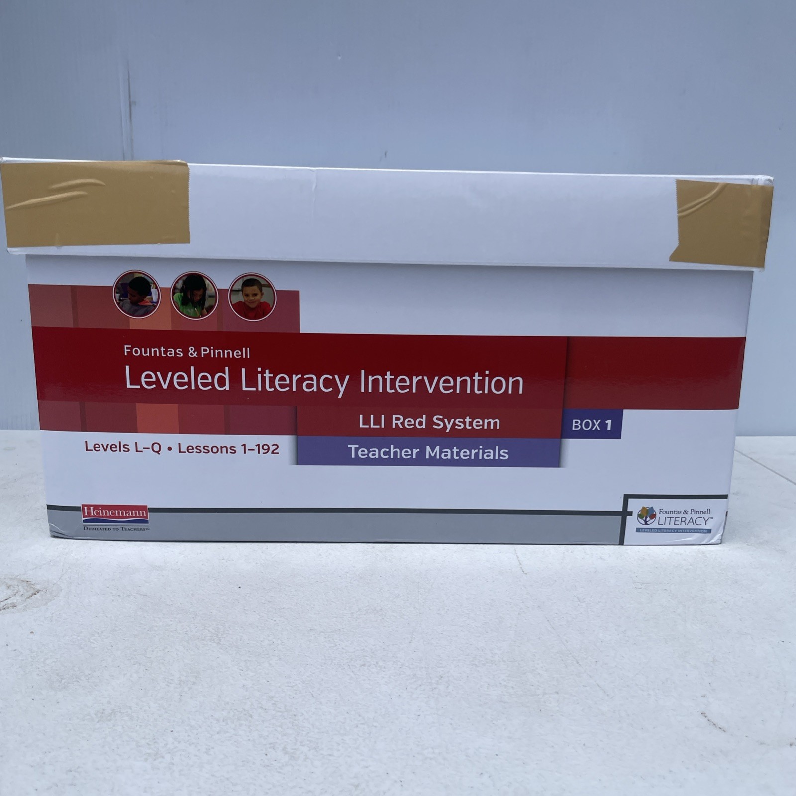Fountas & Pinnell Literacy LLI Red System Teachers Materials Box 1 Levels L-Q