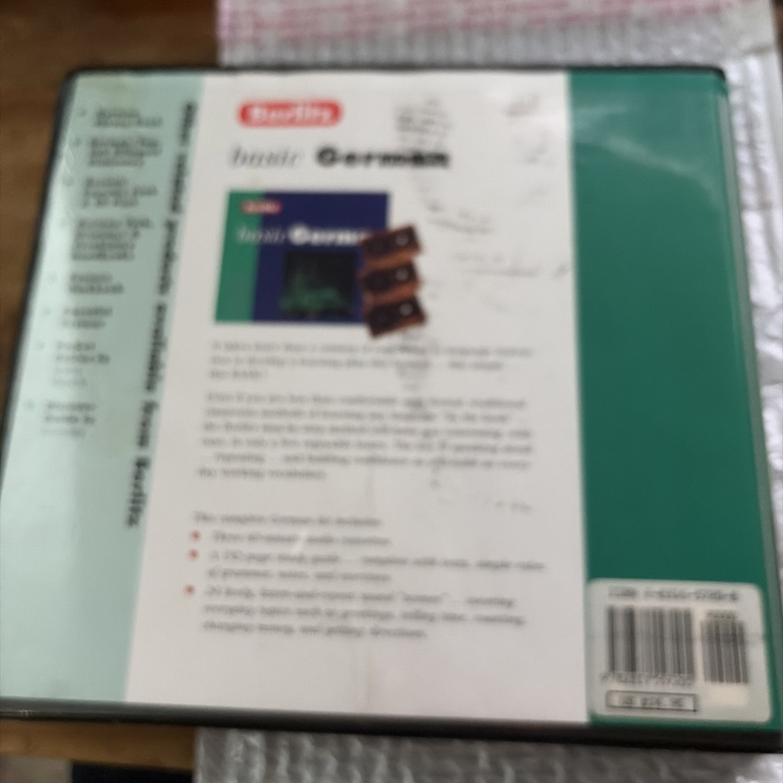 Basic Ser.: Basic German by Berlitz Publishing Staff (1997, Cards,Flash…