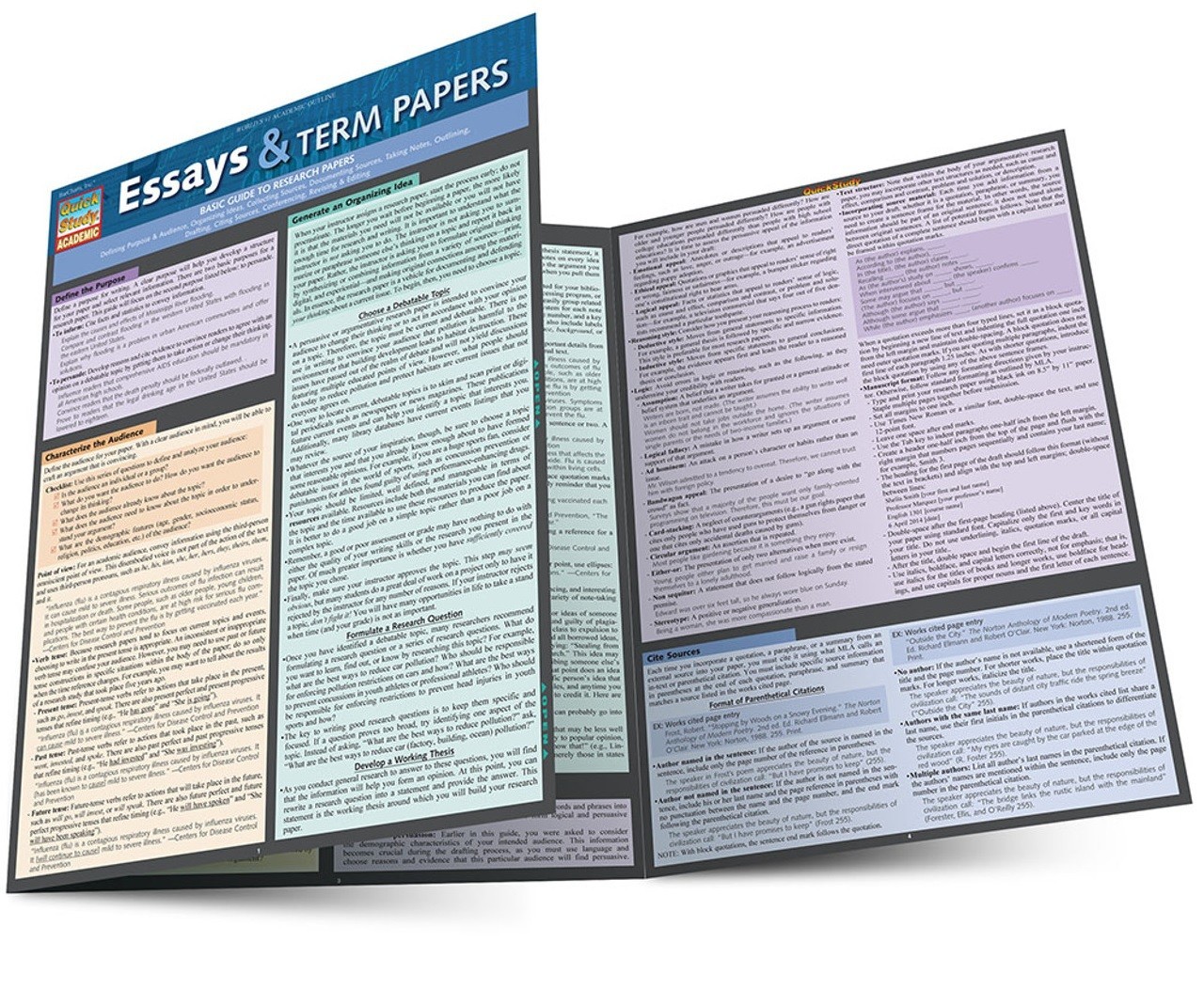 Essays & Term Papers Barcharts Quick Study Guide