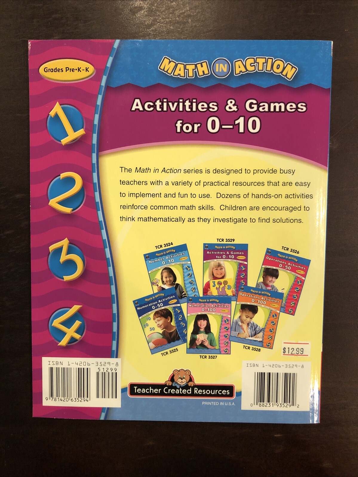 Math in Action Ser.: Math in Action : Activities and Games for 0-10 by…