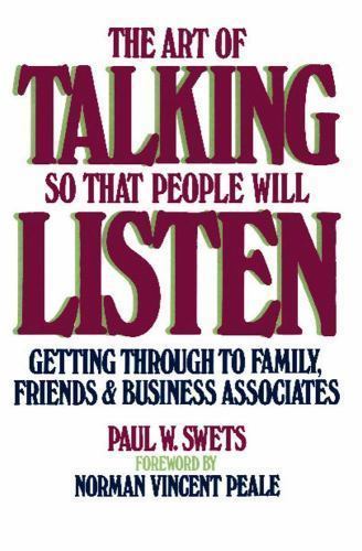 The Art of Talking So That People Will Listen: – Swets, 9780671761554, paperback