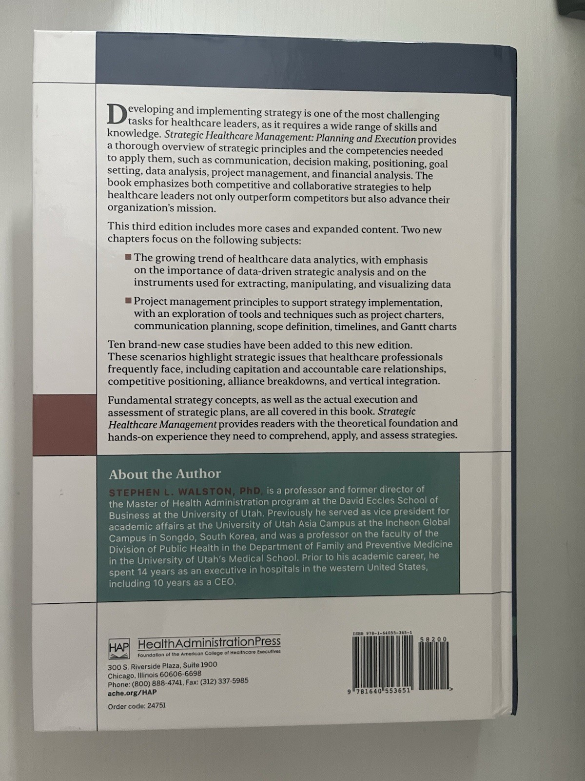 Strategic Healthcare Management:Planning & Execution 3rd Edition by S. Walston