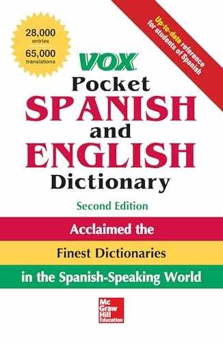 Vox Pocket Spanish and English Dictionary, 2nd – Paperback, by Vox – Very Good x