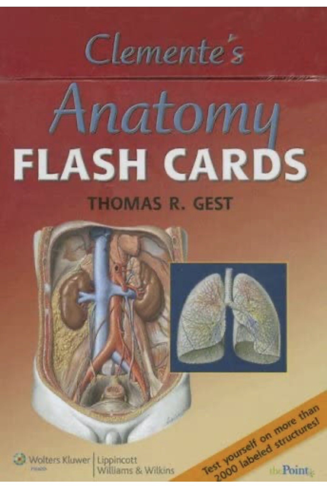 Clemente’s Anatomy Flash Cards by Thomas R. Gest (2007, Cards,Flash Cards)