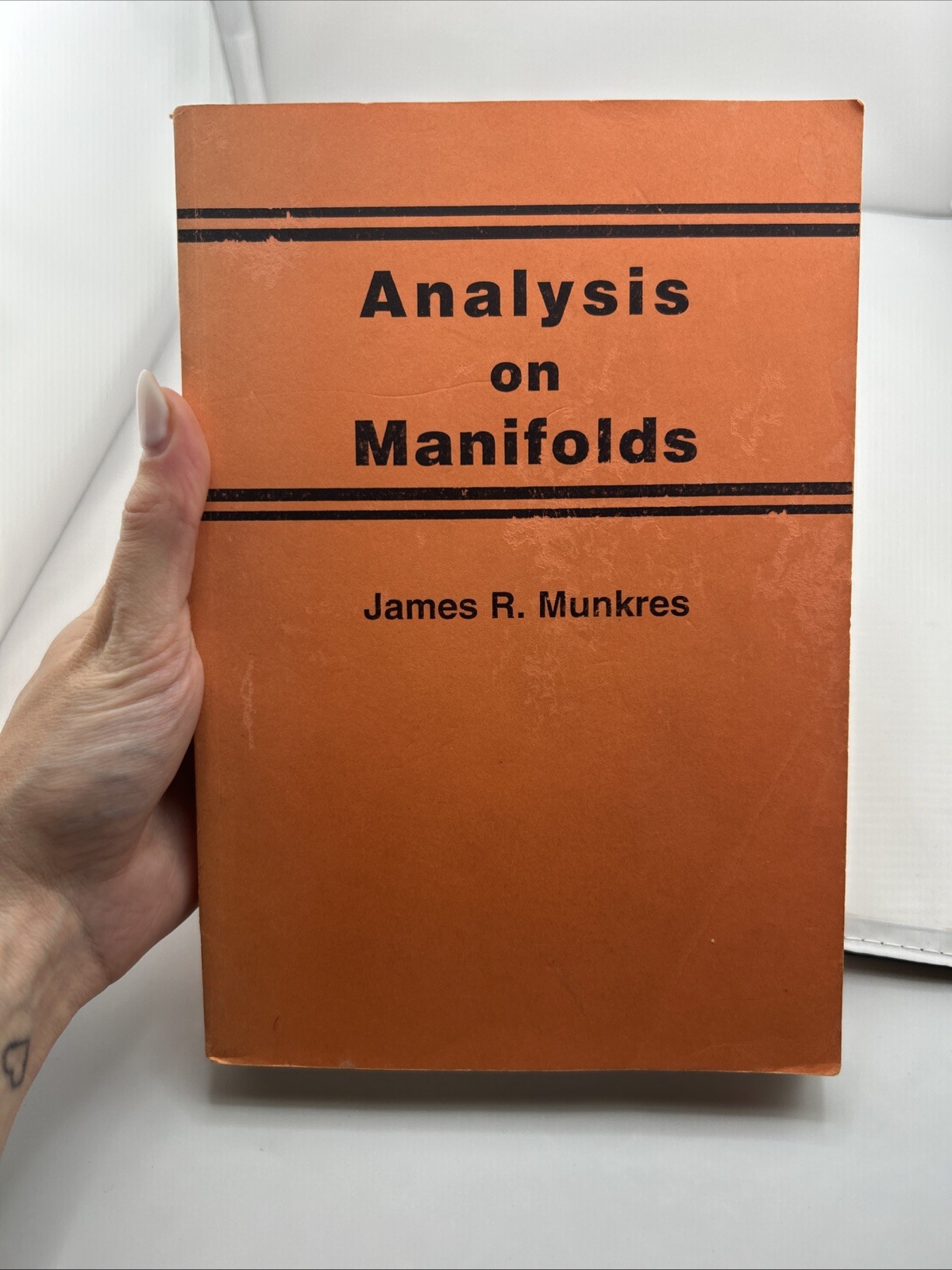 Analysis on Manifolds by James R Munkres PAPERBACK