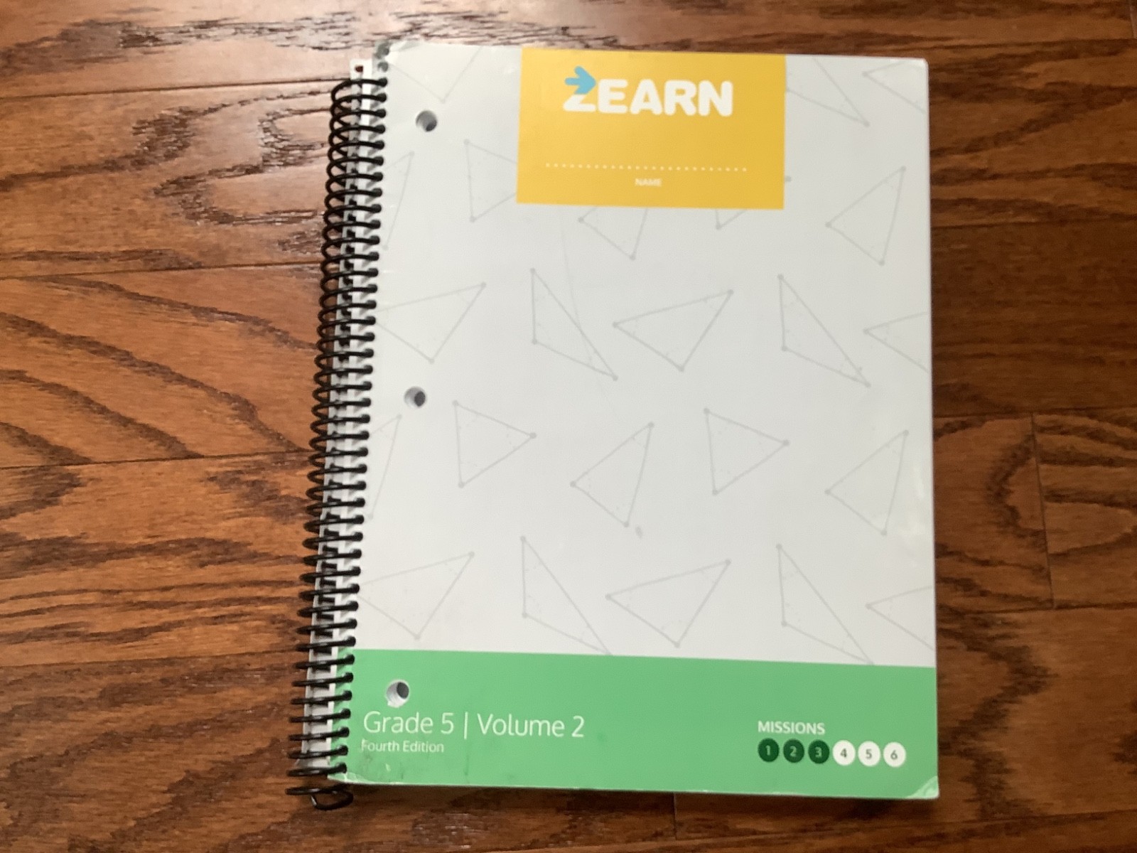 New Zearn grade 5 volume 2 fourth edition textbook