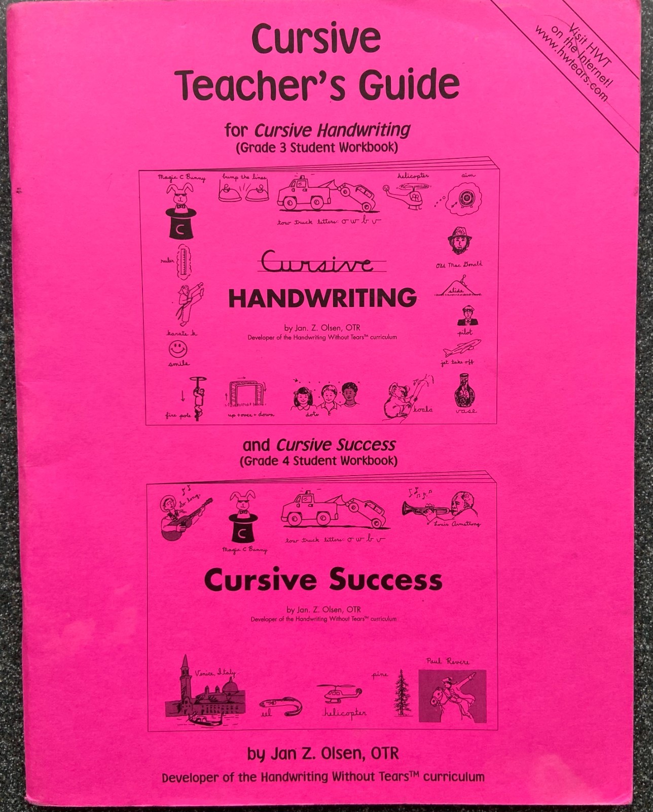 Cursive Teacher’s Guide by Jan Z. Olsen, OTR