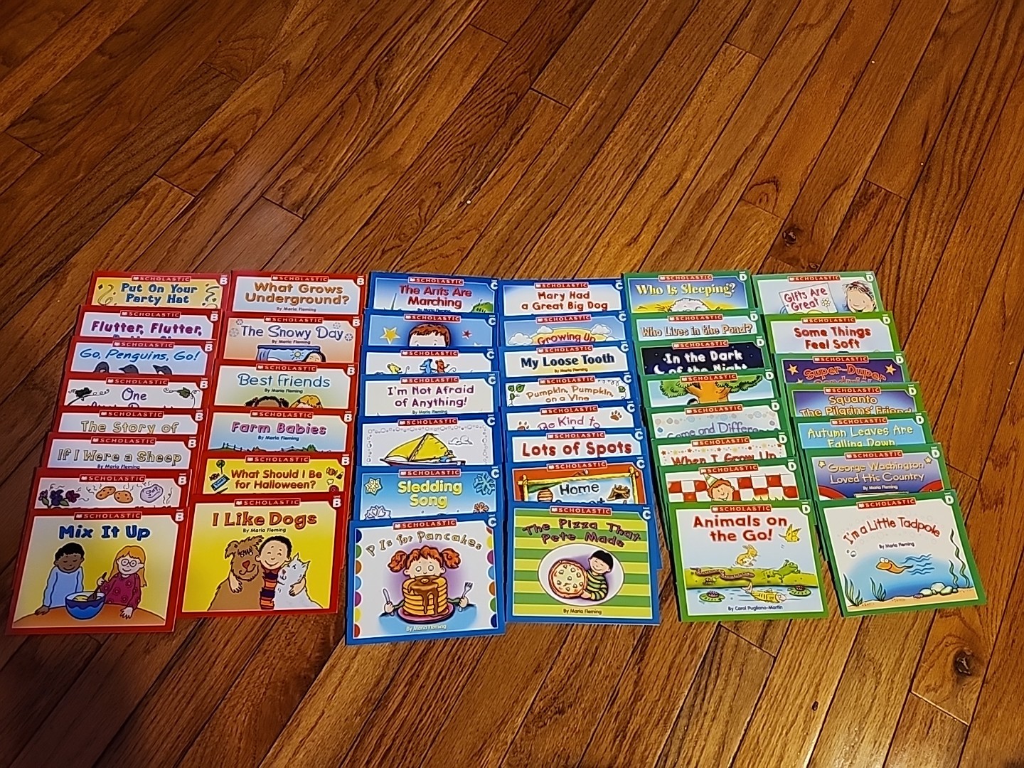 Scholastic Little Leveled Readers Learn to Read Preschool Kindergarten Lot 44 #1