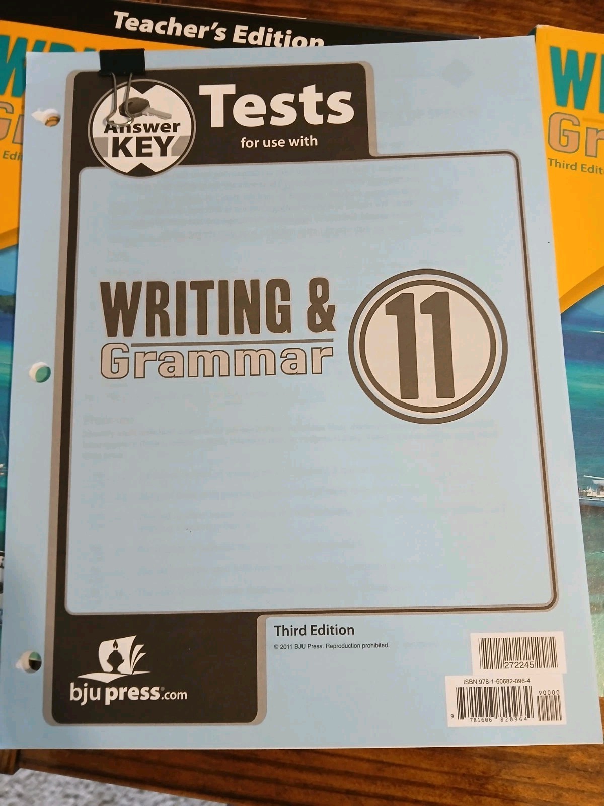 BJU Writing & Grammar 11 Third Edition Set Worktext Teacher’s Edition