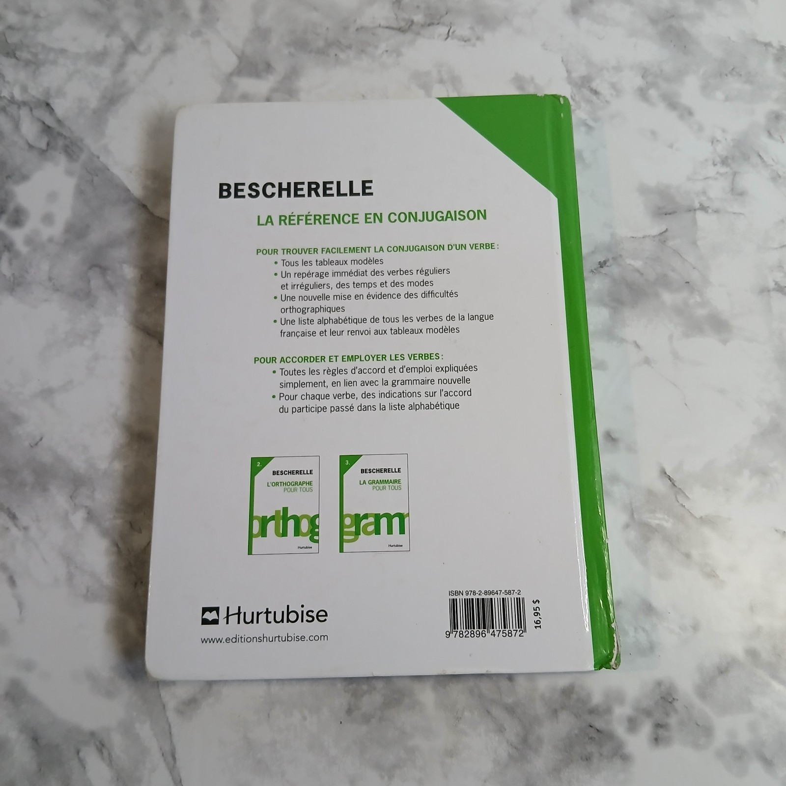 Bescherelle L’Art de Conjuguer French Verb Dictionary 12000 Verbs Hurtubise