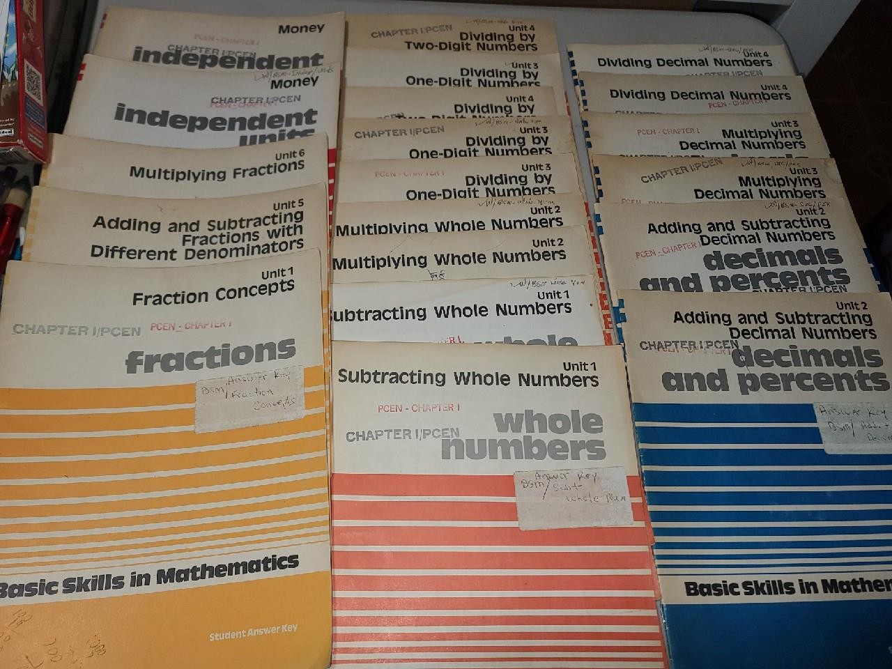 Basic Skills in Mathematics – Student & Answer Key Books – Allyn and Bacon
